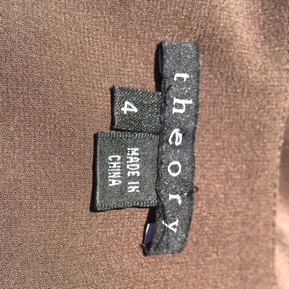 Theory Silk Beaded Sleeveless Chiffon Dress - Picture 6 of 8